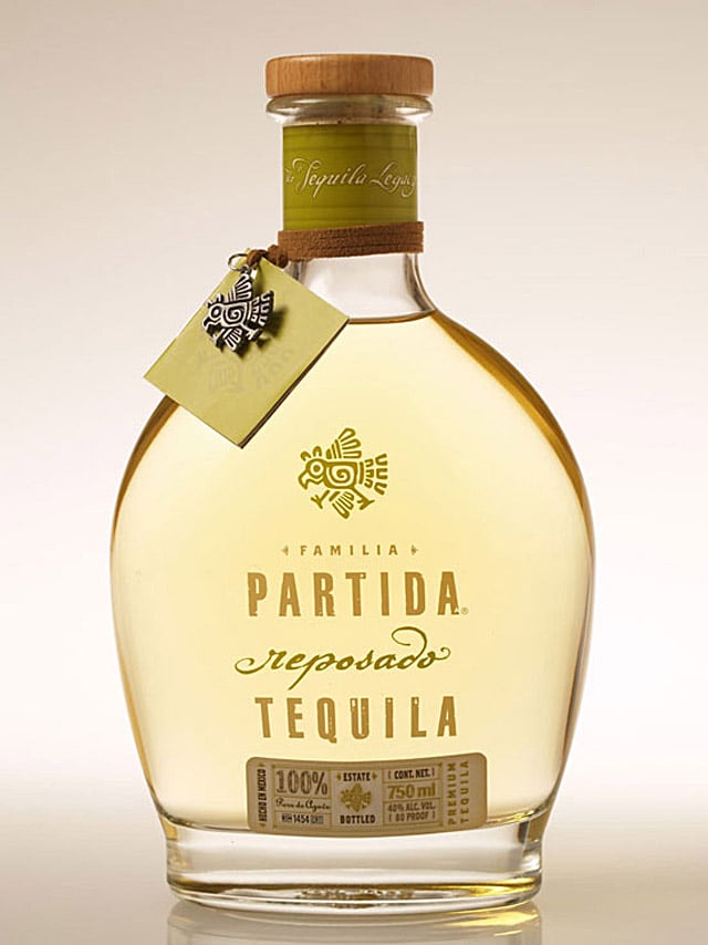 Bottle of Partida Reposado Tequila