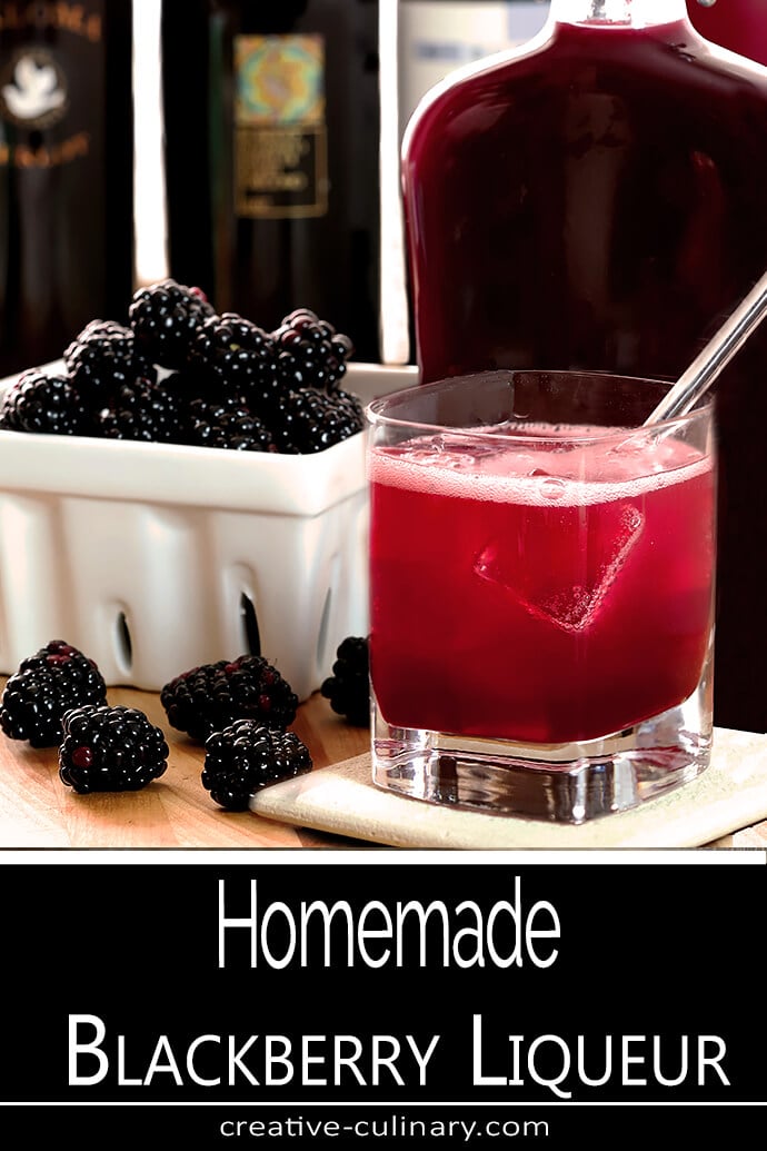 Homemade Blackberry Liqueur