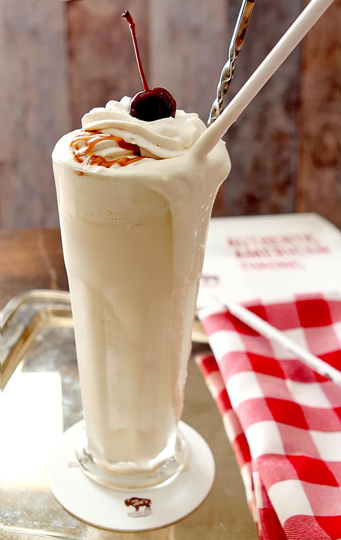 Boozy Salted Caramel Milkshake