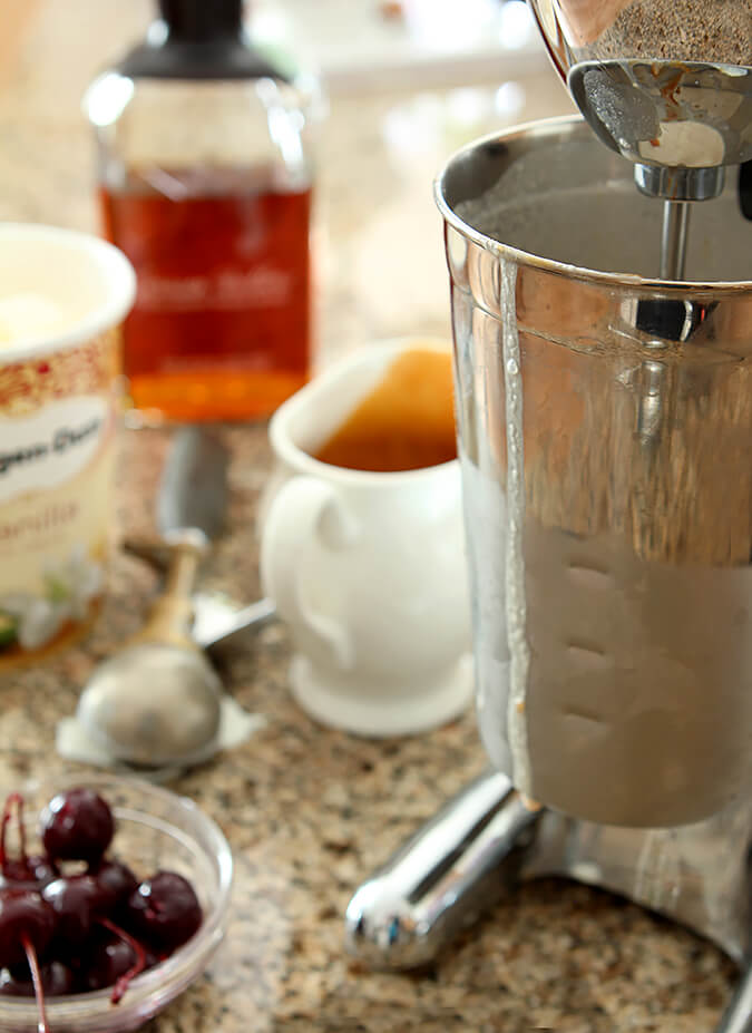 Boozy Salted Caramel Milkshake