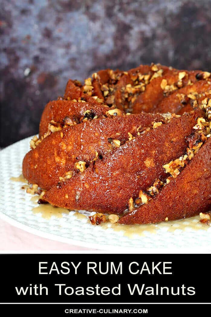 Easy Rum Cake with Butter Rum Glaze