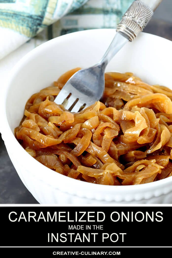 Finished Caramelized Onion made in the Instant Pot
