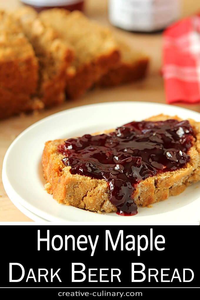 Honey Maple Dark Beer Bread PIN