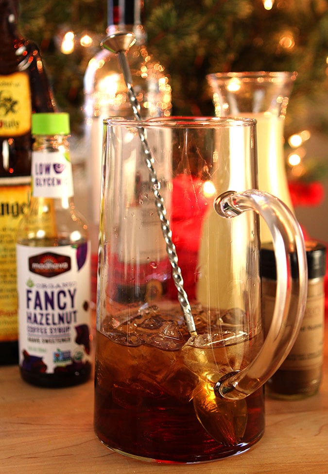 Eggnog Cocktail with Frangelico Ingredients
