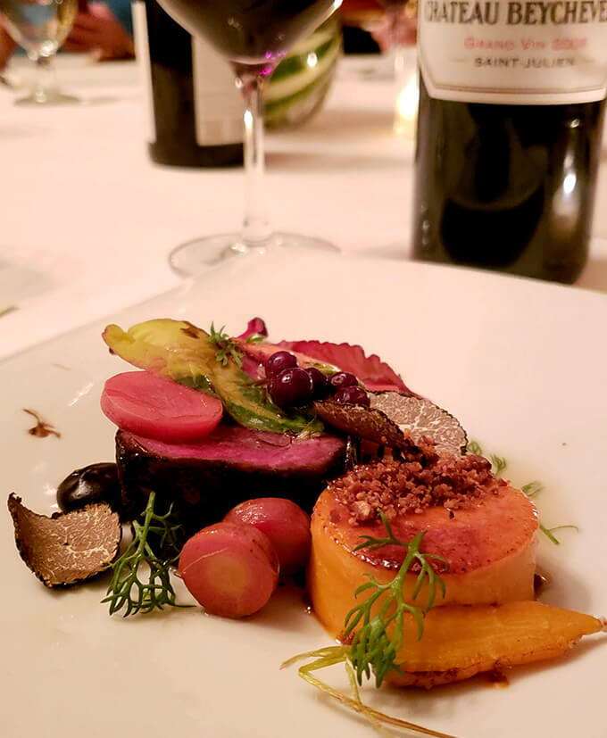 Elk Served at Media Dinner