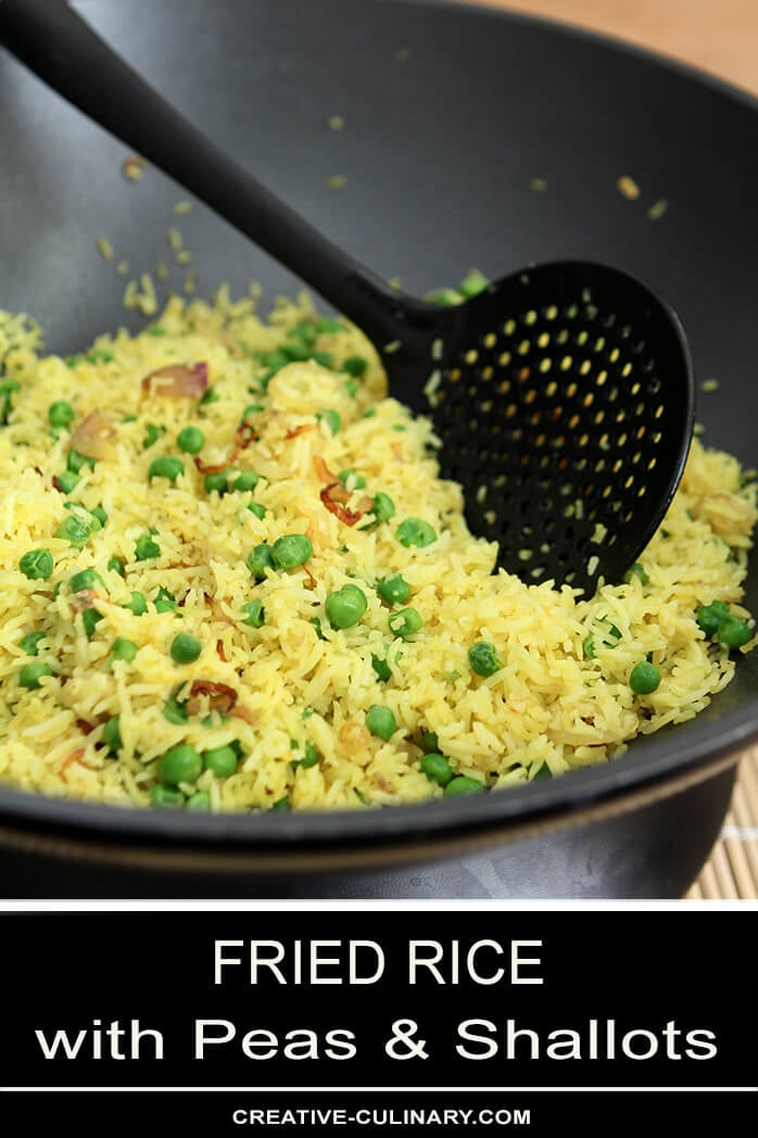 Crispy Shallots Fried Rice in Wok