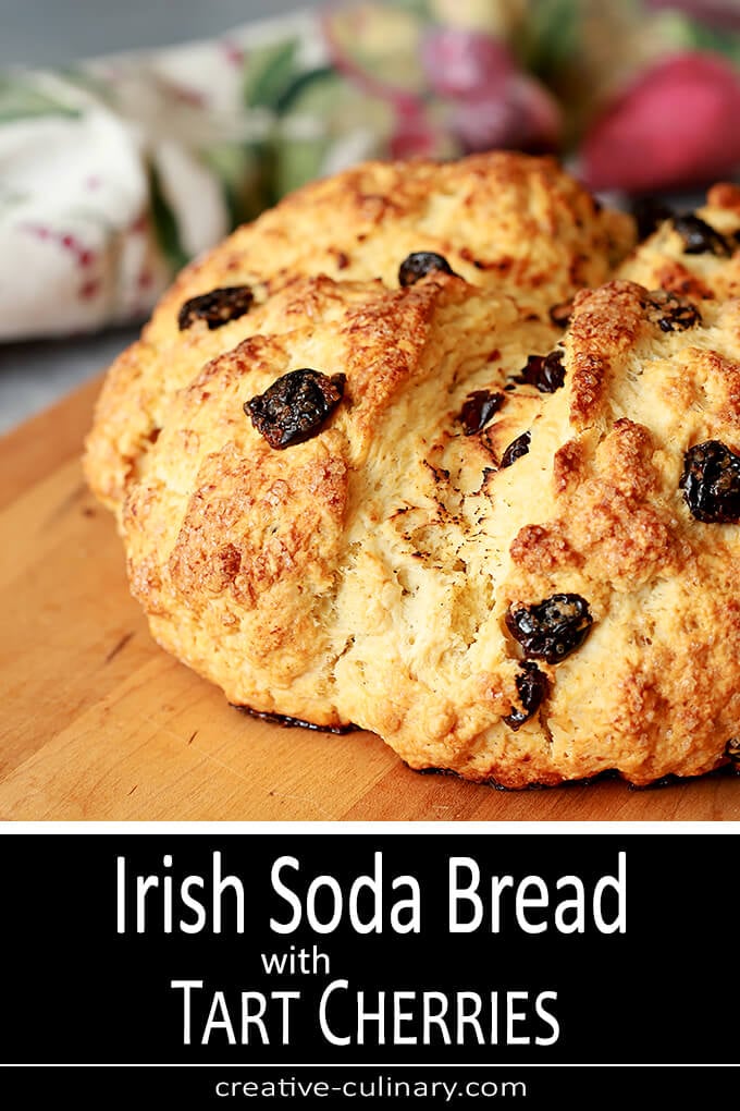 Irish Soda Bread with Tart Cherries PIN