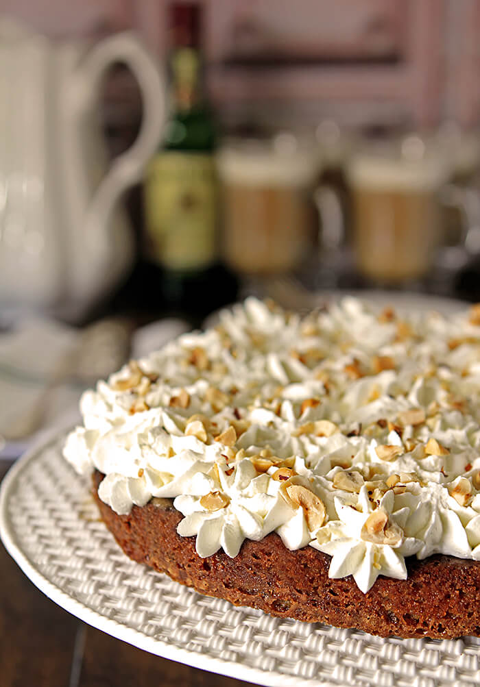 Irish Coffee Cake Dessert Irish Coffee Cake Dessert on Tiffany Cake Platter