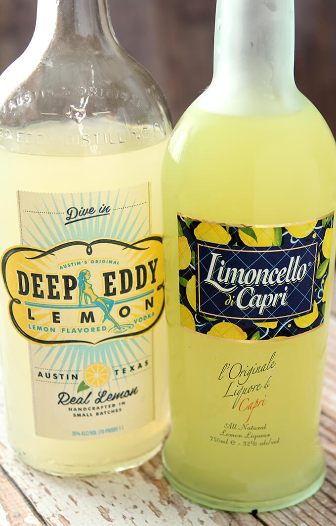 Limoncello Raspberry Slushy Cocktail Ingredients