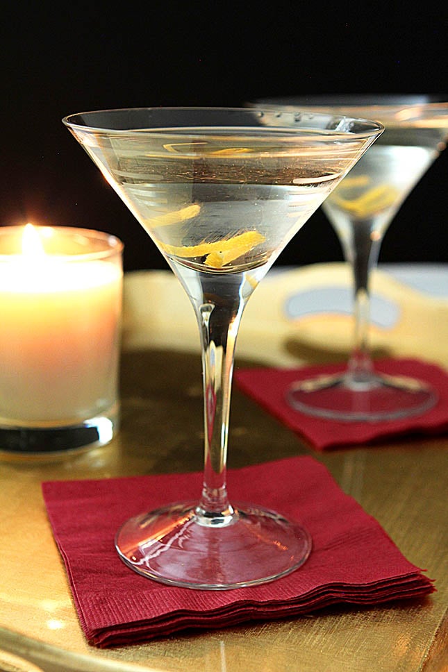 Martini with a Lemon Twist