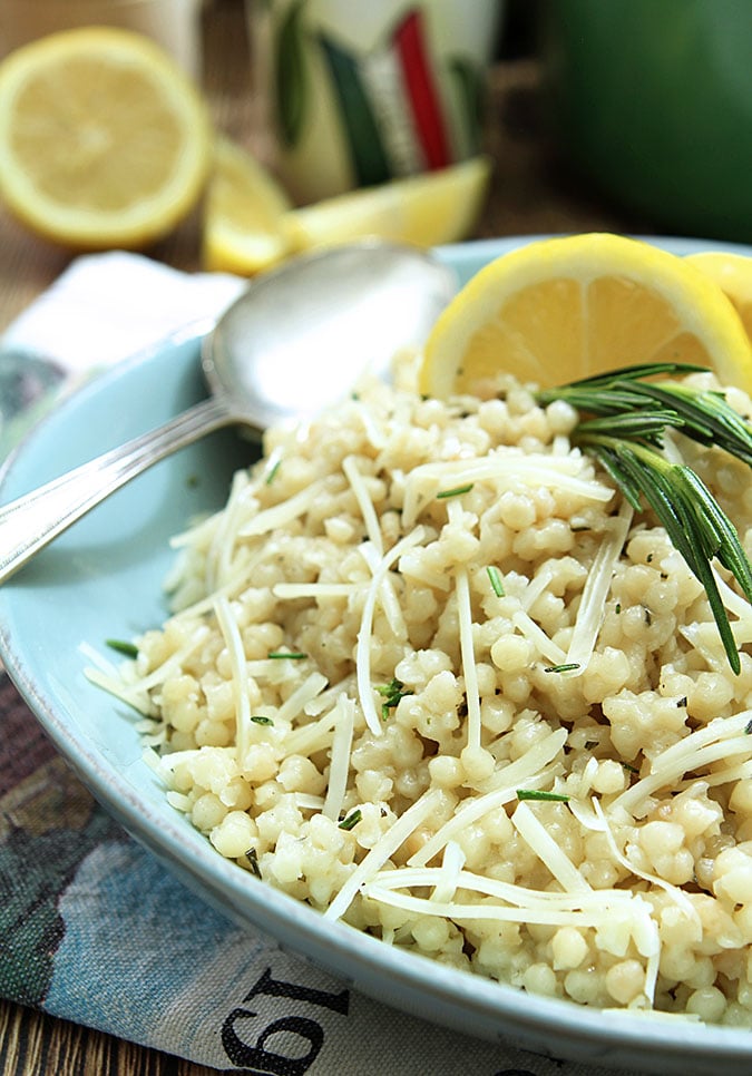 Rosemary and Parmesan Israeli Couscous Rosemary and Parmesan Israeli Couscous