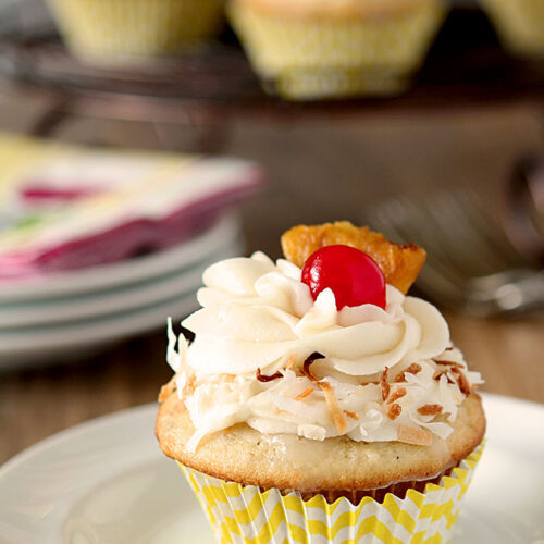 Pina Colada Cupcakes