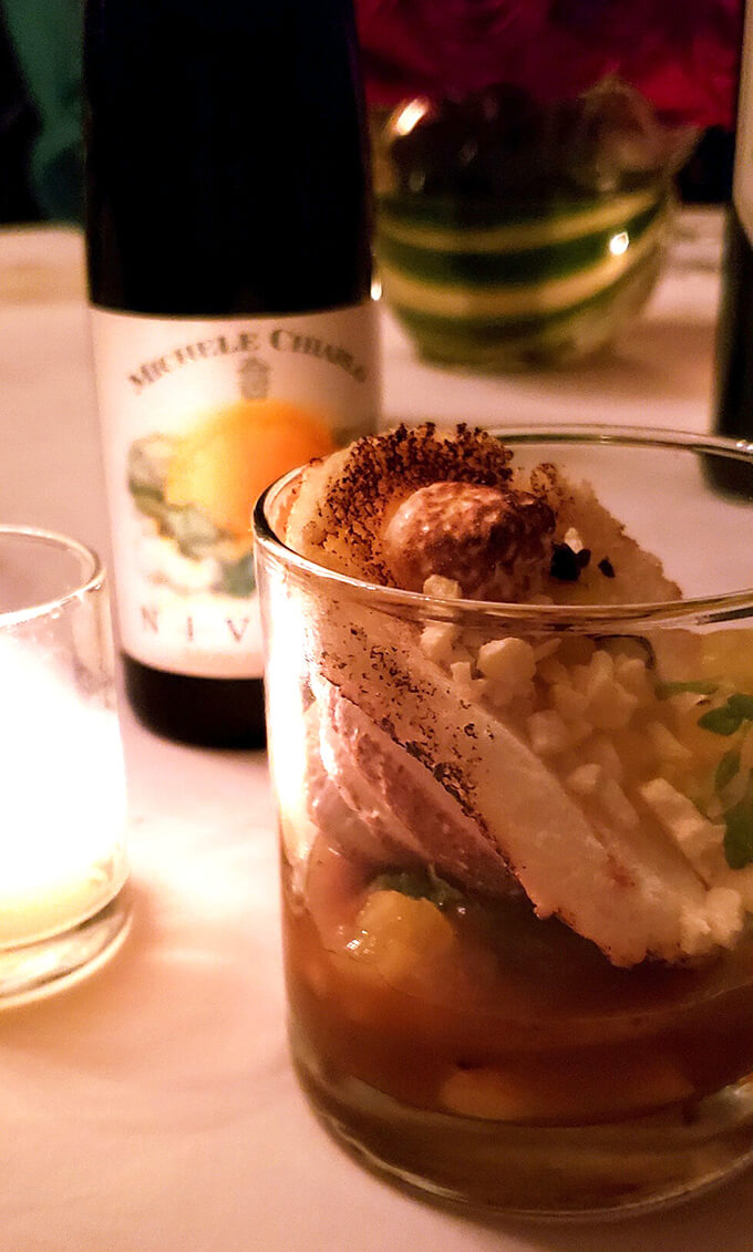 Pineapple Upside Down Dessert Served in a Glass