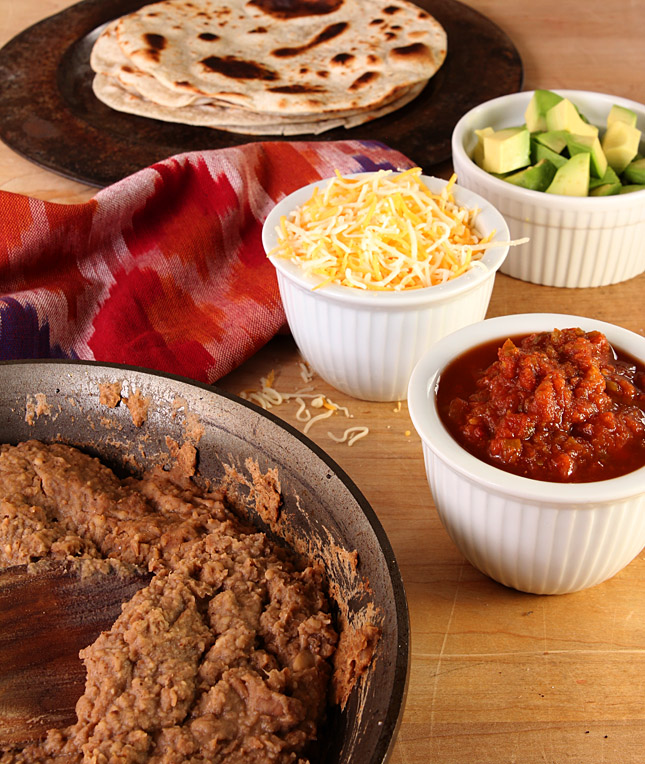 Garlicky Homemade Re-Fried Beans | @everydayum