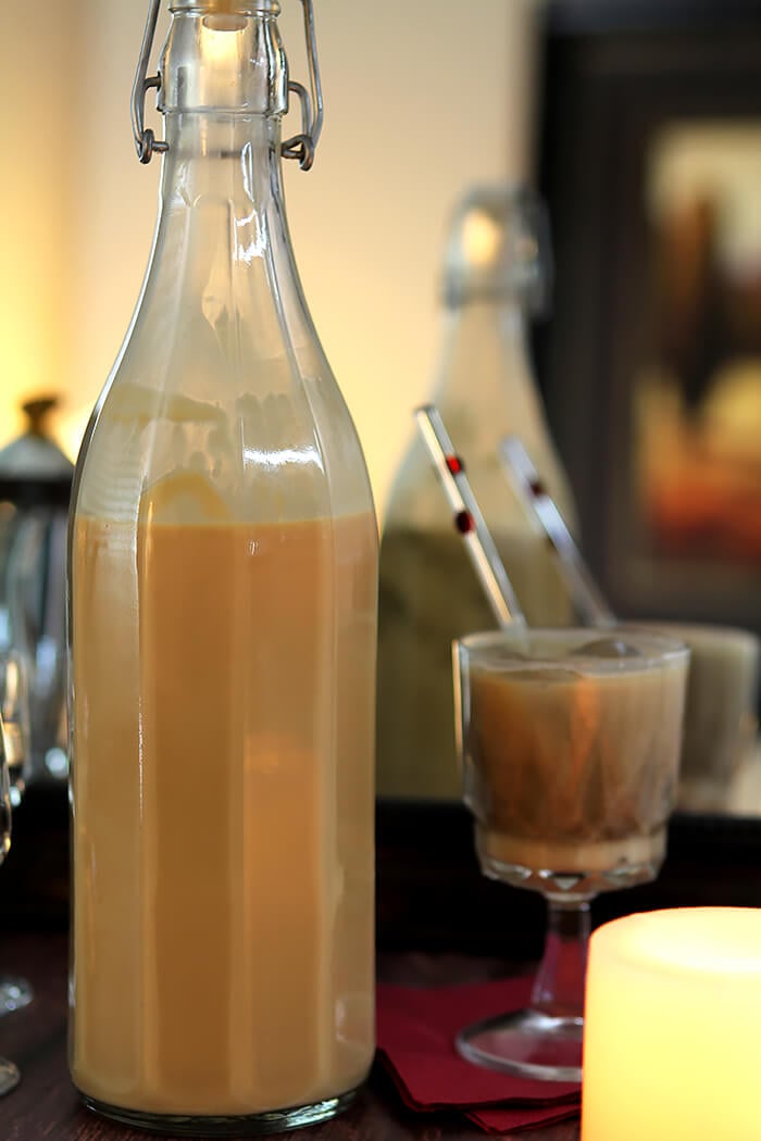 Bottle of Salted Caramel Cream Liqueur