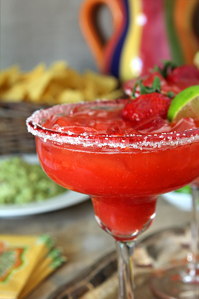 Fresh Strawberry Margaritas Fresh Strawberry Margaritas