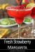 Fresh Strawberry Margarita Cocktail PIN