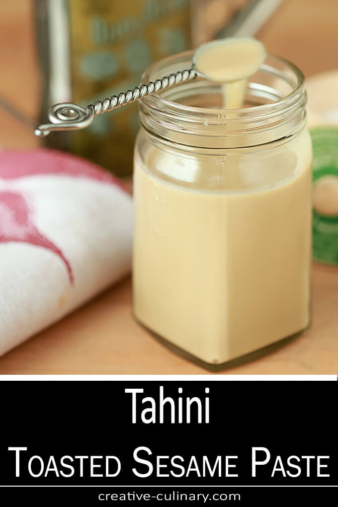 Tahini - Toasted Sesame Paste PIN