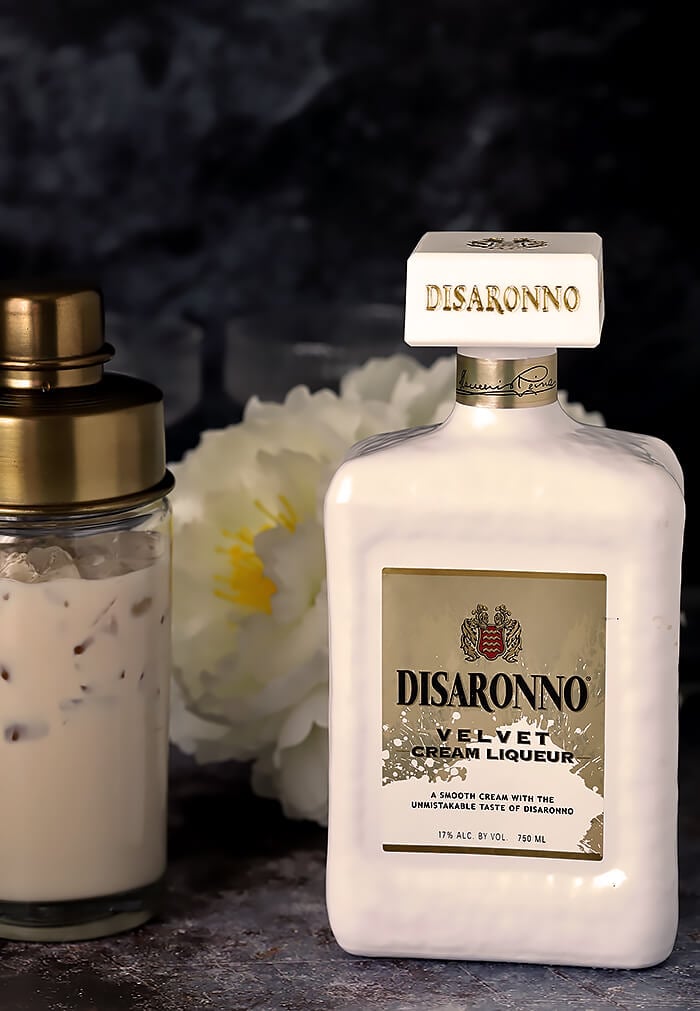 Bottle of Disaranno Velvet Cream Liqueur