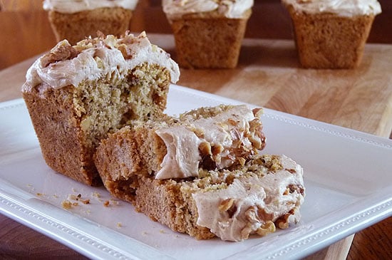 Zucchini Bread with Cinnamon Cream Cheese Frosting